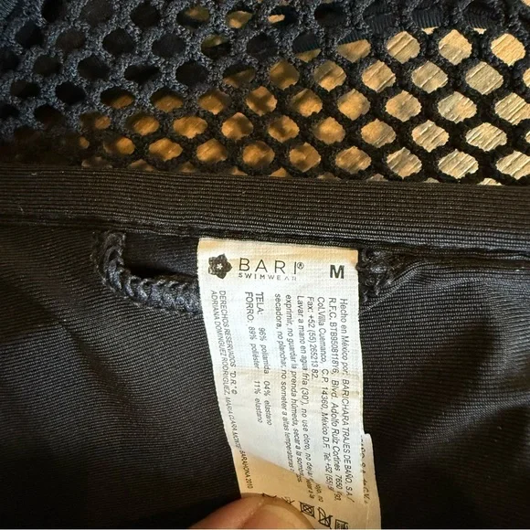 Bari Fishnet Bikini‎ Top Size Medium - Picture 3 of 3